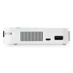 Ултра портативен Мултимедиен проектор ViewSonic M1 mini, Ulta-portable DLP LED projector, WVGA (854x480), FHD Support, 50 ANSI Lumens, HDMI, 2W SPK (w/ cube), Auto V keystone, Built in battery, Micro USB