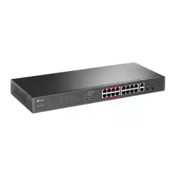 16-портов неуправляем PoE комутатор TP-Link TL-SL1218MP