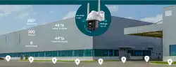 4MP външна пълноцветна панорамна и наклонена мрежова камера TP-Link VIGI C540-4G