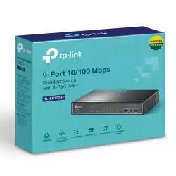 9-портов 10/100Mbps Desktop комутатор TP-Link TL-SF1009P с 8-PoE+ порта