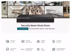 Мрежови видео рекордер TP-Link VIGI NVR2008H-8MP 8-канален PoE+