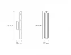 Магнитна лампа за дома Baseus LED DGXC-02 - бяла