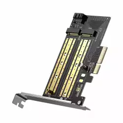 Адаптер за разширителна карта Ugreen PCIe 3.0 x4 към M.2 NVMe drive CM302 - черен