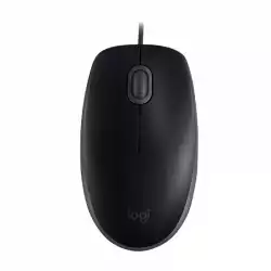 Безшумна оптична USB мишка Logitech B110 Black 910 005508