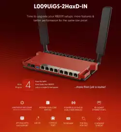 Безжичен рутер Mikrotik L009UiGS-2HaxD-IN, Wi-Fi 6 (802.11ax)