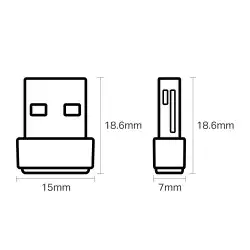 Безжичен USB адаптер TP-LINK Archer T2U Nano AC600