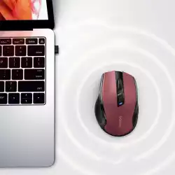 Безжична оптична мишка Ugreen MU006 159933 USB 2.4GHz / Bluetooth 5.0 4000 DPI - червена