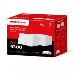 Безжична Wi-Fi 7 Mesh система Mercusys Halo H47BE(2-pack) BE9300