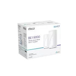 Безжична Wi-fi 7 Mesh система TP-Link Deco BE85(2-pack) BE19000