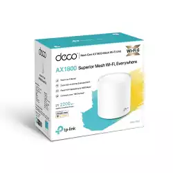 Безжична Wi-fi 6 Mesh система TP-Link Deco X20(1-pack) AX1800