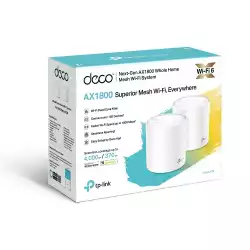 Безжична Wi-fi 6 Mesh система TP-Link Deco X20(1-pack) AX1800