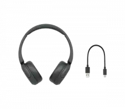 Безжични слушалки Sony Headset WH-CH520 - черни