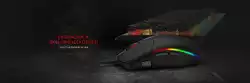 Геймърска мишка Redragon M719-RGB Invader RGB  - черна