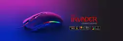 Геймърска мишка Redragon M719-RGB Invader RGB  - черна