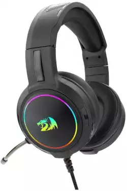 Геймърски слушалки с микрофон Redragon Mento H270-RGB жични - черни