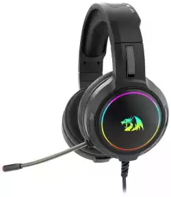 Геймърски слушалки с микрофон Redragon Mento H270-RGB жични - черни