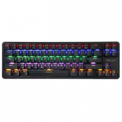 Клавиатура Delux KM32 механична геймърска USB Type-C/Bluetooth v5.0 Rainbow RGB LED