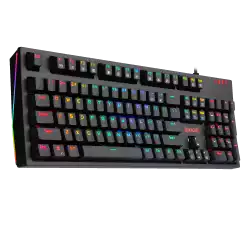 Клавиатура Redragon Amsa Pro K592RGB-PRO-BK механична геймърска RGB blue switch