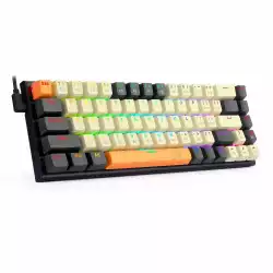 Клавиатура Redragon Ryze K633CGO-RGB_RD RGB с червени суичове