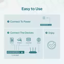 Комутатор TP-Link TL-SG1008P