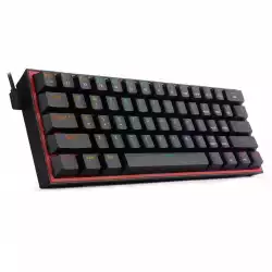 Механична геймърска клавиатура Redragon Fizz K617-RGB_RD RGB черна