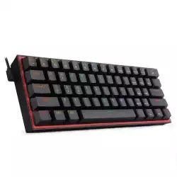 Механична геймърска клавиатура Redragon Fizz K617-RGB_RD RGB черна