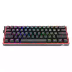 Механична геймърска клавиатура Redragon Fizz K617-RGB_RD RGB черна