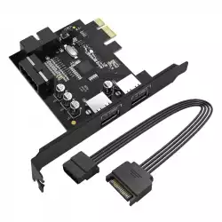 PCI-Express разширителна карта Orico PVU3-2O2I с 2 USB 3.0 порта