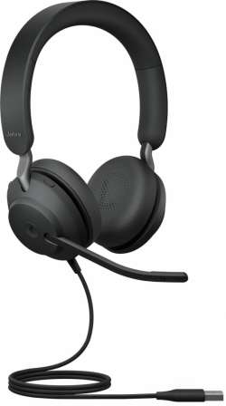 Професионални слушалки JABRA Evolve2 40 SE Стерео USB-A, MS 24189-999-999 - черен