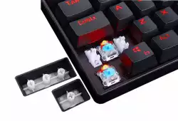 RGB геймърска механична клавиатура Redragon K552 Kumara Blue switch