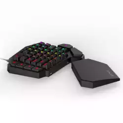 RGB механична геймърска клавиатура за една ръка Redragon Diti K585RGB Blue Switch