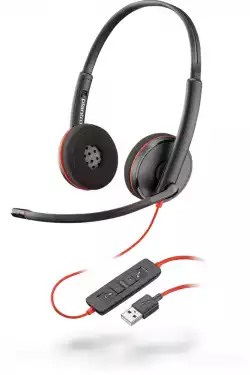 Слушалки Plantronics Blackwire стерео с микрофон USB C3220 209745-201