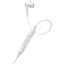 Слушалки с микрофон Baseus Encok H17 NGCR020002 3.5mm mini jack, бял