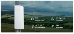 Точка за достъп TP-LINK Omada EAP215-Bridge KIT 5GHz 867Mbps Wireless Bridge за вътрешен/външен дълъг обхват