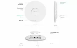 Точка за достъп TP-Link Omada EAP683 UR AX6000 Ceiling Mount WiFi 6