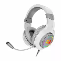 USB RGB LED геймърски слушалки с микрофон Redragon Hylas H260-W