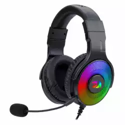 USB RGB LED геймърски слушалки с микрофон Redragon Pandora H350RGB-BK