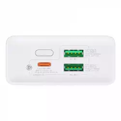Външна батерия Baseus Adaman2 20000mAh 30W 2 x USB PPAD050002 - бяла