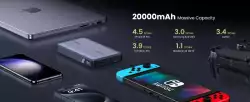 Външна батерия Ugreen Nexode 20000mAh 100W UG25188