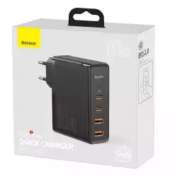 Зарядно устройство Baseus CCGAN2P-L01 GaN 2 Pro Charger 100W черно