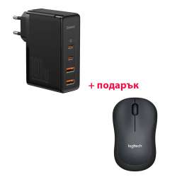 Зарядно устройство Baseus CCGAN2P-L01 GaN 2 Pro Charger 100W черно