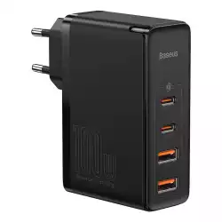 Зарядно устройство Baseus CCGAN2P-L01 GaN 2 Pro Charger 100W черно