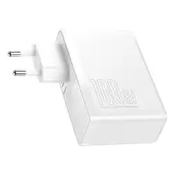 Зарядно устройство Baseus GaN2 Pro 2x USB Type-C / 2x USB 100W CCGAN2P-L02 - бял