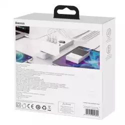 Зарядно устройство Baseus GaN2 Pro 2x USB Type-C / 2x USB 100W CCGAN2P-L02 - бял