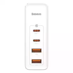 Зарядно устройство Baseus GaN2 Pro 2x USB Type-C / 2x USB 100W CCGAN2P-L02 - бял