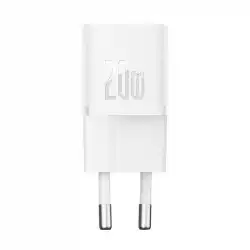 Зарядно устройство Baseus GaN5 20W мини USB-C, 20W CCGN050102 - бяло