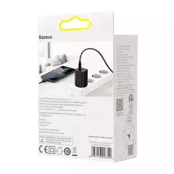 Зарядно устройство Baseus Super Pro USB-A към USB-C 30W CCSUPP-E01 - черно