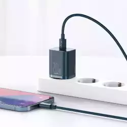 Зарядно устройство Baseus Super Si QC USB-C, 20W CCSUP-B03 - синьо