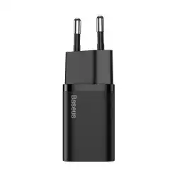 Зарядно устройство Baseus Super Si QC USB-C, 20W, черно