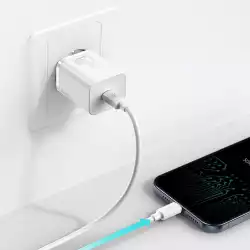 Зарядно устройство Baseus Super Si QC USB-C, 20W, бяло CCSUP-B02